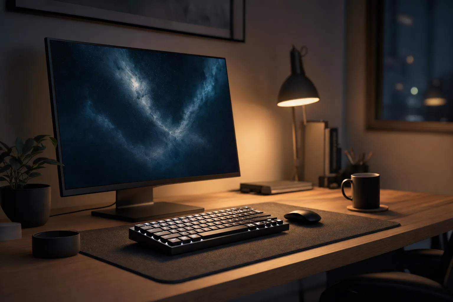 Clavier silencieux pour la nuit : illustration